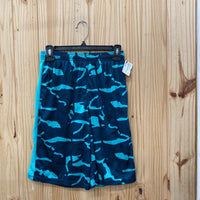 BOYS UNDER ARMOUR SHORTS DK TEAL/TURQUOISE YLG 12