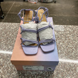 WOMENS LISA VICKY PALE PURPLE HEELED SANDALS 7M NEW