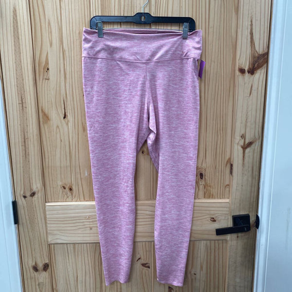 WOMENS NIKE LT PINK LEGGINGS XL