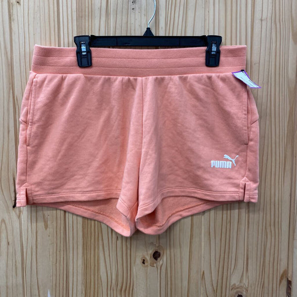 WOMENS PUMA ORANGE SHORTS L