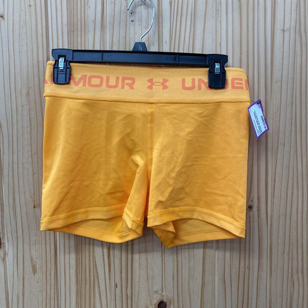 WOMENS UNDER ARMOUR ORANGE SICLE SHORTS M?