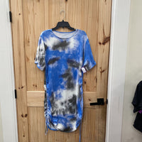 WOMENS DRESS ROYAL BLUE/WHITE/BLK XL