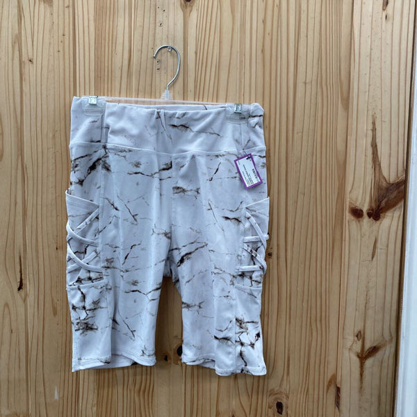 WOMENS MARBLE DESIGN SHORTS L/XL