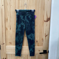 WOMENS VICTORIA'S SECRET LEGGINGS DK GREEN/BLK 8