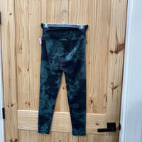 WOMENS VICTORIA'S SECRET LEGGINGS DK GREEN/BLK 8