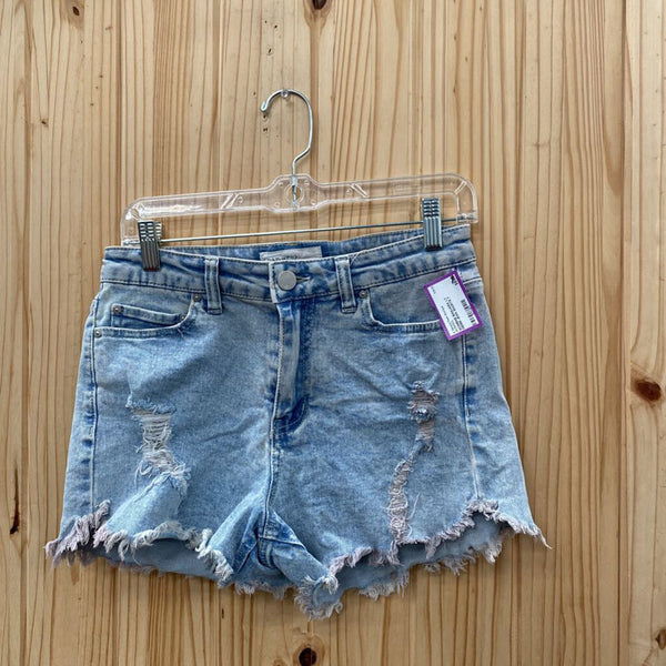 WOMENS BANJARA LT DENIM JEAN SHORTS 7