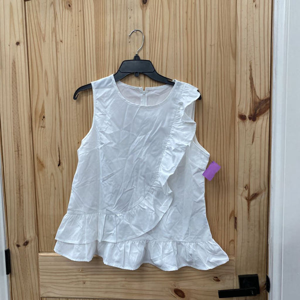 WOMENS SHEIN SL WHITE CASUAL TOP XL