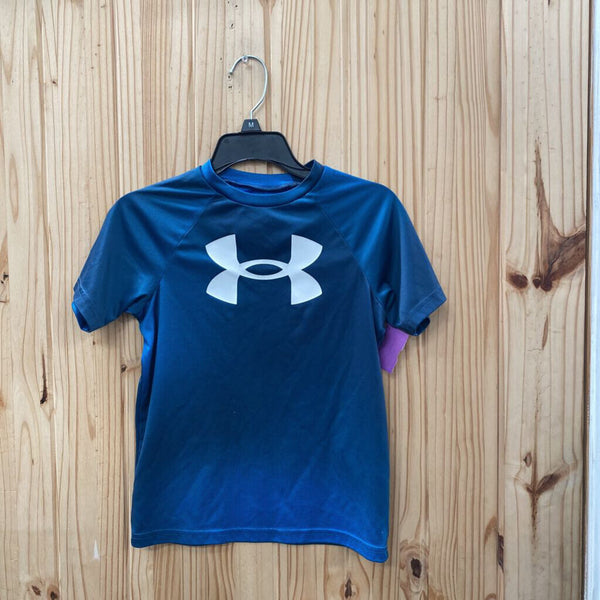 BOYS UNDER ARMOUR SHIRT BLUE YSM 8