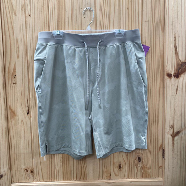 MENS LULULEMON KHAKI SHORTS XL?