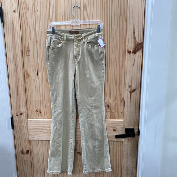 WOMENS JUDY BLUE TAN JEANS 7