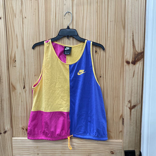 WOMENS NIKE SHIRT SL GOLDEN YELLOW/PINK/PURPLE L