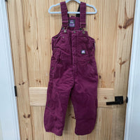 GIRLS BERNES BIBS PLUM PURPLE XS 5/6