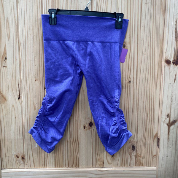 WOMENS LULULEMON PURPLE CAPRIS S