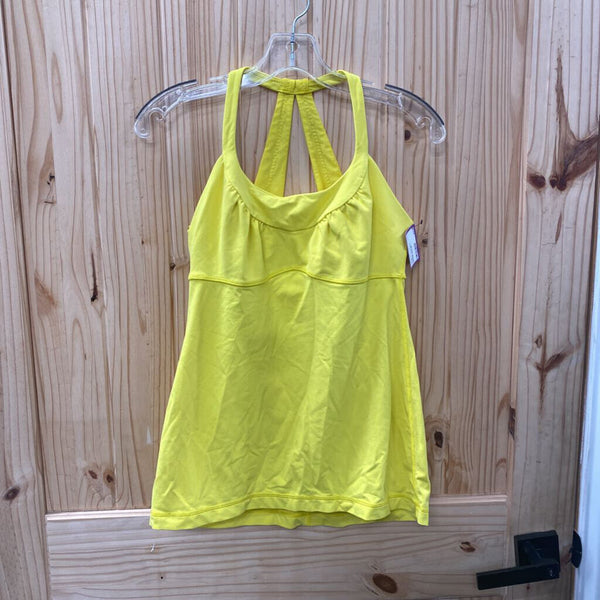 WOMENS LULULEMON YELLOW TANK M?