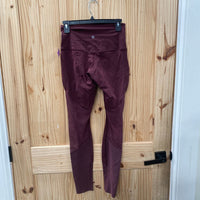 WOMENS LULULEMON DK WINE LEGGINGS S?