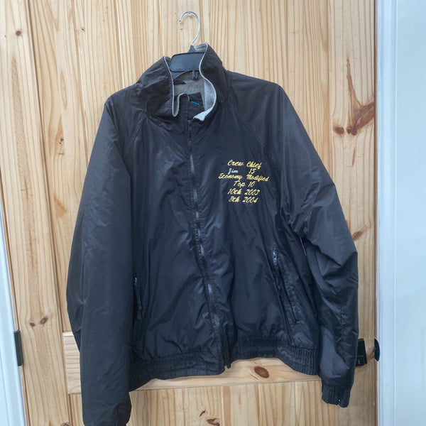 MENS OUTLAW MOTOR SPEEDWAY BLACK JACKET XL