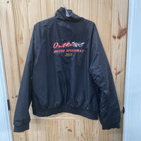 MENS OUTLAW MOTOR SPEEDWAY BLACK JACKET XL