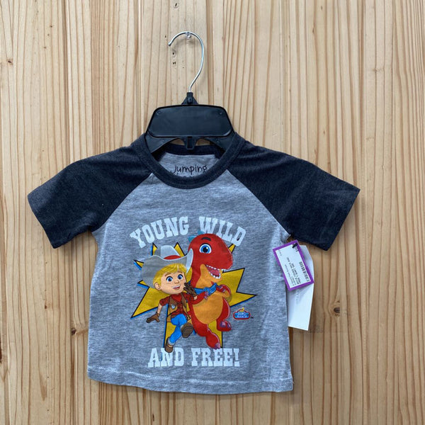 BOYS YOUNG WILD AND FREE T-SHIRT 12M
