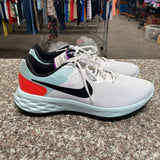 WOMENS NIKE RUNNING SHOES SKY BLUE/WHITE/BLK 11 (FIRM PRICE)