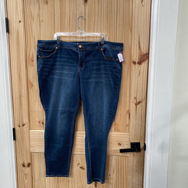 WOMENS CATO EST. 1946 DK DENIM JEANS 20W