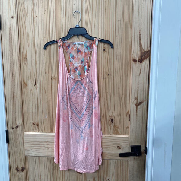 WOMENS MAURICES PEACH TANK 3X