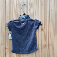 GIRLS UNDER ARMOUR GREY SHIRT ALL SHINE 12M