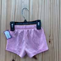 GIRLS NIKE SHORTS PINK/WHITE 12M
