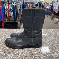 MENS JUSTIN GREY BOOTS SIZE 9