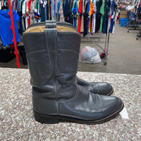 MENS JUSTIN GREY BOOTS SIZE 9