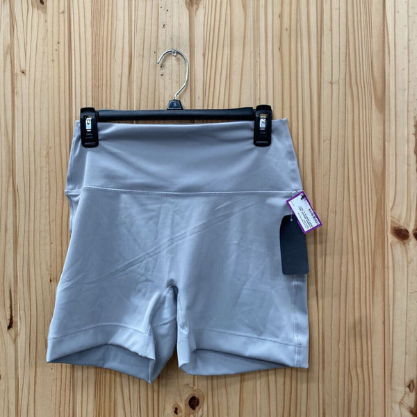WOMENS ZENANA GREY BIKER SHORTS XL NWT