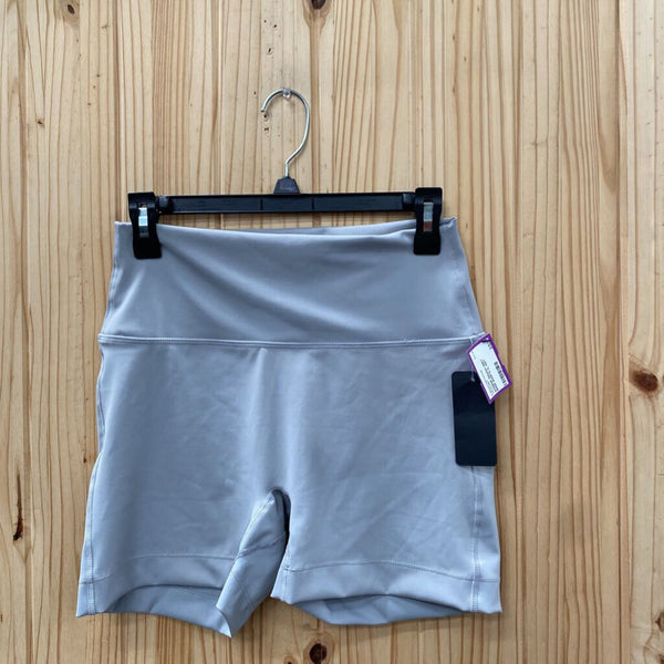 WOMENS ZENANA GREY BIKER SHORTS XL NWT