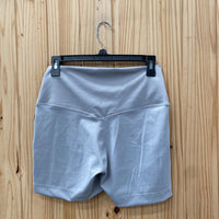 WOMENS ZENANA GREY BIKER SHORTS XL NWT