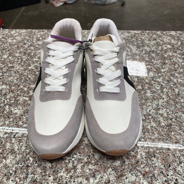 WOMENS NOVA SNEAKERS GREY/WHITE/BLK 10 NEW