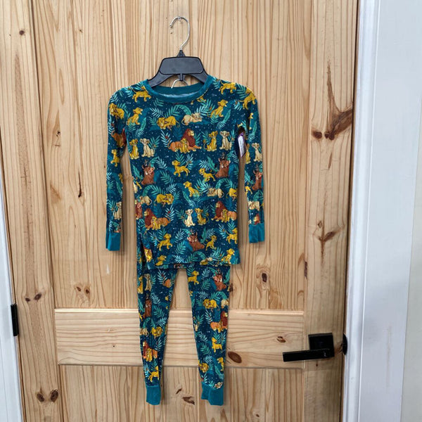 BOYS DISNEY THE LION KING 2PC PAJAMA SET GREEN 7/8