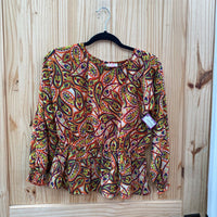 GIRLS GB GIRLS CASUAL TOP MULTI COLOR XL 14