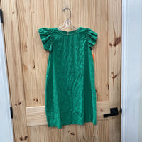 GIRLS GREEN DRESS 11/12