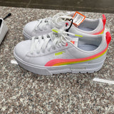 WOMENS PUMA BRIGHT ORANGE/HOT PINK/NEON YELLOW 10