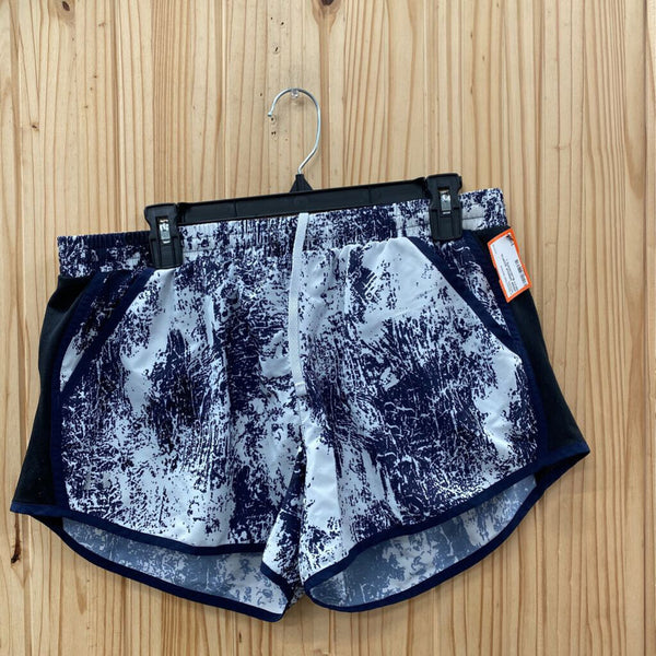 UNDER ARMOUR SHORTS NAVY BLUE/WHITE L