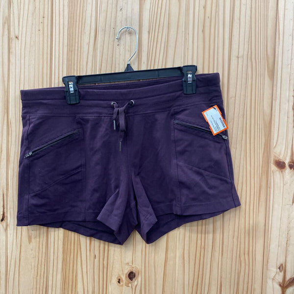 WOMENS ACTIVE LIFE DK PLUM SHORTS L