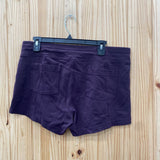 WOMENS ACTIVE LIFE DK PLUM SHORTS L