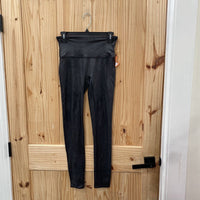 WOMENS SPANX BLK LEGGINGS M
