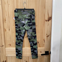 WOMENS ZYIA BLK/GREEN CAMO LEGGINGS 4