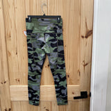 WOMENS ZYIA BLK/GREEN CAMO LEGGINGS 4