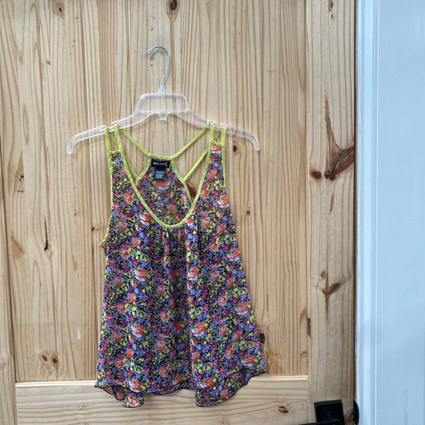WOMENS WETSEAL FLORAL SL TOP M