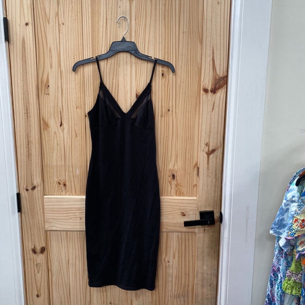 WOMENS FOREVER 21 SL BLACK DRESS M