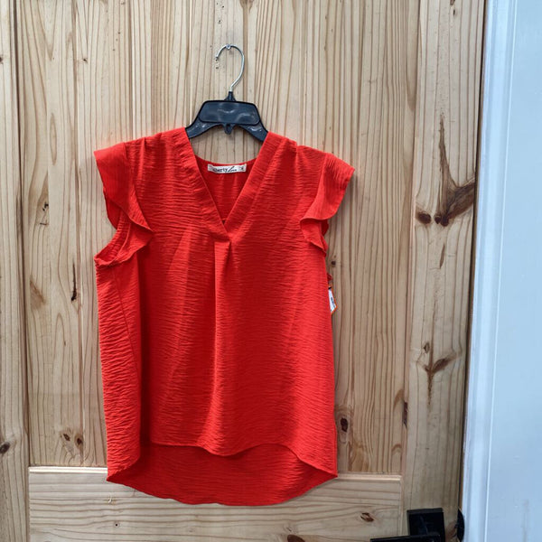 WOMENS LIBERTY LOVE RED TOP L