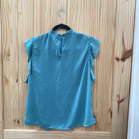 WOMENS SHEIN SL GREEN TEAL TOP M