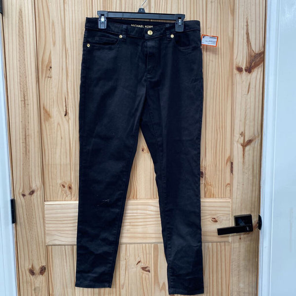 WOMENS MICHAEL KORS BLACK PANTS 10
