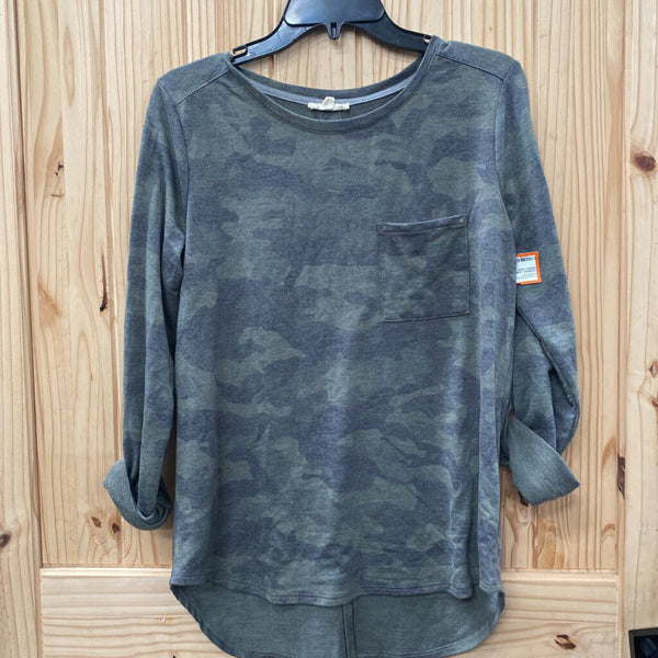 WOMENS JANE & DELANCEY GREEN CAMO SHIRT M