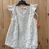 WOMENS MONTEAU IVORY SL CASUAL TOP L
